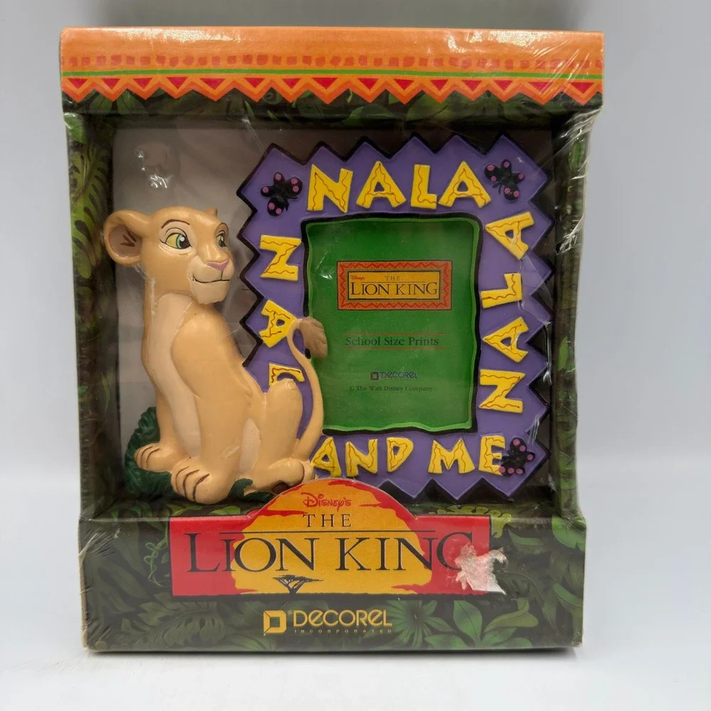 Disney The Lion King Nala and Me 3D Photo Frame Vintage Decorel New Sealed 7102C